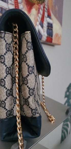**SOLD on Mercari**Authentic Navy Gucci Bag - Picture 7 of 12